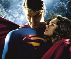 пазл Супермен с Лоис Лейн, журналист и его истинной и великой любви